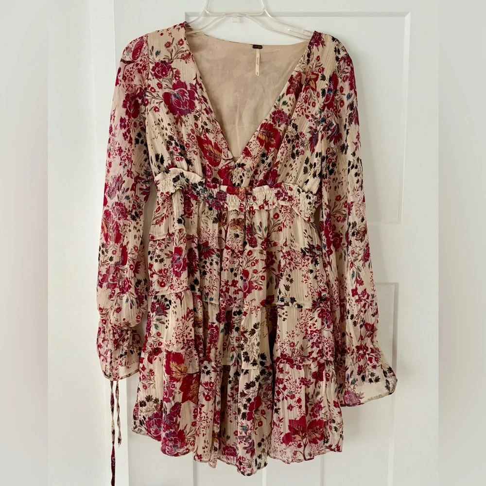 Free People Closer to Heart Mini Dress, NWOT Size XS-S - Picture 2 of 7